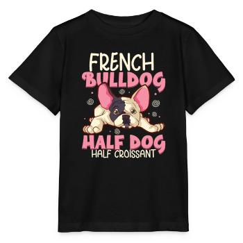 french bulldog english bulldog dog lover bulldog - Stanley/Stella Kinder T-Shirt MINI CREATOR  - Schwarz - Vorne - Mikhail (115cm)