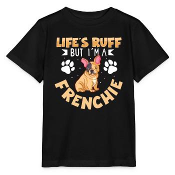 french bulldog english bulldog dog lover bulldog - Stanley/Stella Kinder T-Shirt MINI CREATOR  - Schwarz - Vorne - Mikhail (115cm)
