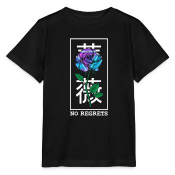 Aucun regret Rose - T-shirt bio MINI CREATOR Stanley/Stella Enfant - noir - Devant - Mikhail (115cm)