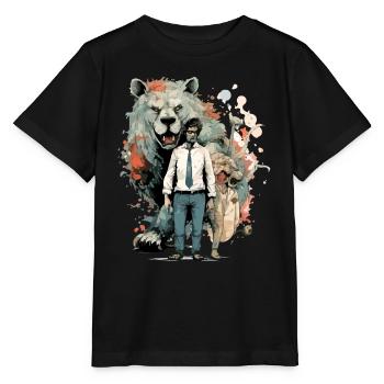 L'âme de la bête - T-shirt bio MINI CREATOR Stanley/Stella Enfant - noir - Devant - Mikhail (115cm)