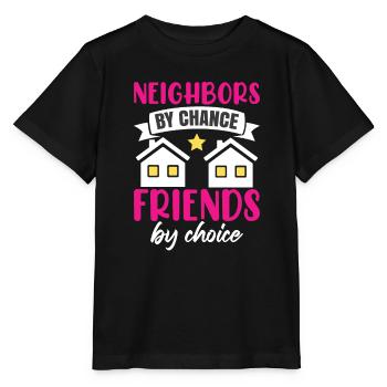 Village de quartier Neighbor Woman - T-shirt bio MINI CREATOR Stanley/Stella Enfant - noir - Devant - Mikhail (115cm)