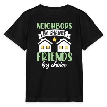 Voisins par hasard Amis par choix - T-shirt bio MINI CREATOR Stanley/Stella Enfant - noir - Devant - Mikhail (115cm)
