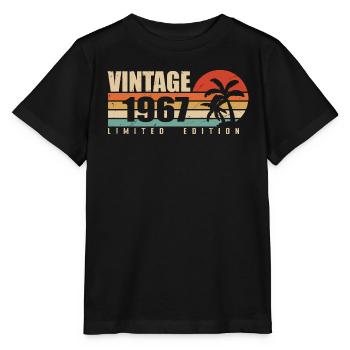 1967 Anniversary year original vintage 1967 - Stanley/Stella MINI CREATOR Kids’ T-Shirt - black - Front - Mikhail (115cm)
