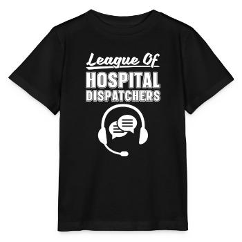 Ligue du centre de contrôle des appels d’urgence - T-shirt bio MINI CREATOR Stanley/Stella Enfant - noir - Devant - Mikhail (115cm)