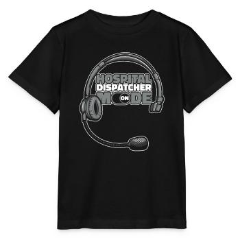 Emergency call control center operations center mode on - Stanley/Stella MINI CREATOR Kids’ T-Shirt - black - Front - Mikhail (115cm)