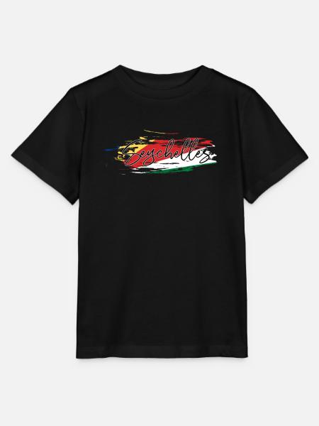 Seychellen - Stanley/Stella Kinder T-Shirt MINI CREATOR  - Schwarz