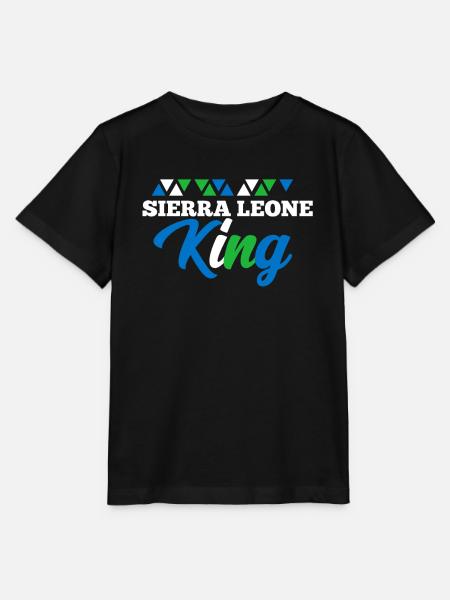 Sierra Leone - Stanley/Stella Kinder T-Shirt MINI CREATOR - Schwarz