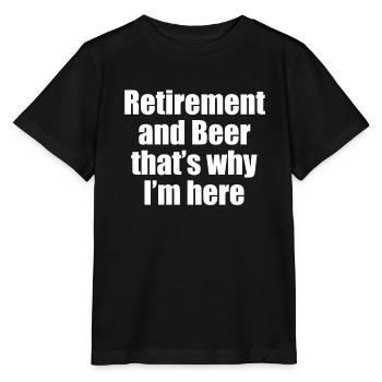 Pensioner pension - Stanley/Stella MINI CREATOR Kids’ T-Shirt - black - Front - Mikhail (115cm)