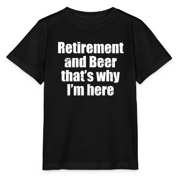 Pensioner pension - Stanley/Stella MINI CREATOR Kids’ T-Shirt - black - Front - Mikhail (115cm)