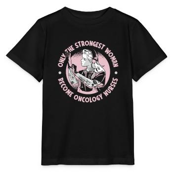 Krankenschwester Onkologische Krankenschwester - Stanley/Stella Kinder T-Shirt MINI CREATOR  - Schwarz - Vorne - Mikhail (115cm)