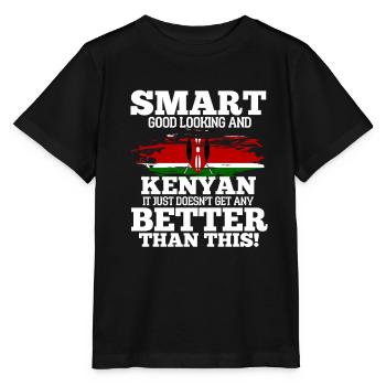 Kenya - T-shirt bio MINI CREATOR Stanley/Stella Enfant - noir - Devant - Mikhail (115cm)