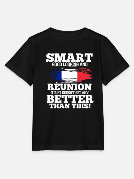 Reunion - Stanley/Stella Kinder T-Shirt MINI CREATOR - Schwarz