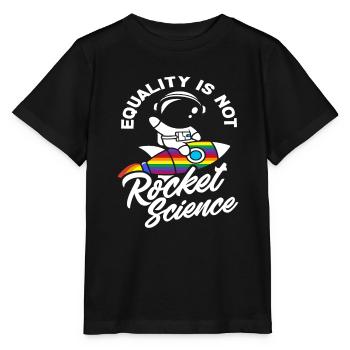 LGBTQ Gleichberechtigung Ist Keine Wissenschaft - Stanley/Stella Kinder T-Shirt MINI CREATOR  - Schwarz - Vorne - Mikhail (115cm)