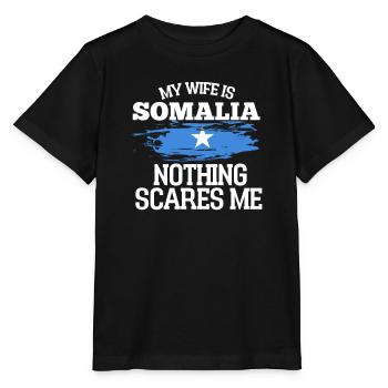 Somalia - Stanley/Stella Kinder T-Shirt MINI CREATOR  - Schwarz - Vorne - Mikhail (115cm)