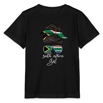 Afrique du Sud - T-shirt bio MINI CREATOR Stanley/Stella Enfant - noir - Devant - Mikhail (115cm)
