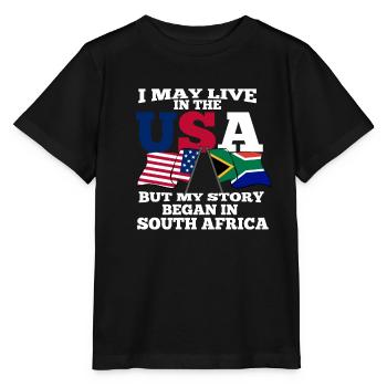 Afrique du Sud - T-shirt bio MINI CREATOR Stanley/Stella Enfant - noir - Devant - Mikhail (115cm)
