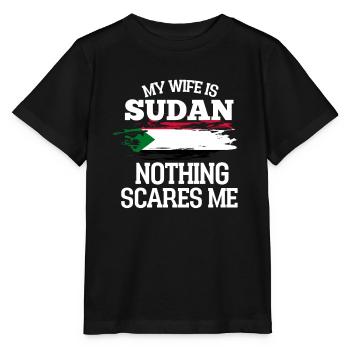 Sudan - Stanley/Stella MINI CREATOR Kids’ T-Shirt - black - Front - Mikhail (115cm)