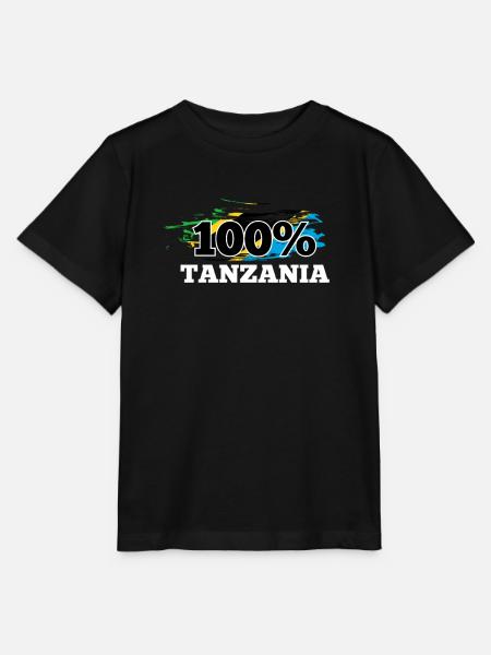 Tansania - Stanley/Stella Kinder T-Shirt MINI CREATOR - Schwarz