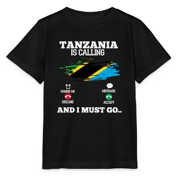 Tanzanie - T-shirt bio MINI CREATOR Stanley/Stella Enfant - noir - Devant - Mikhail (115cm)