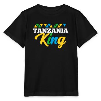 Tanzanie - T-shirt bio MINI CREATOR Stanley/Stella Enfant - noir - Devant - Mikhail (115cm)