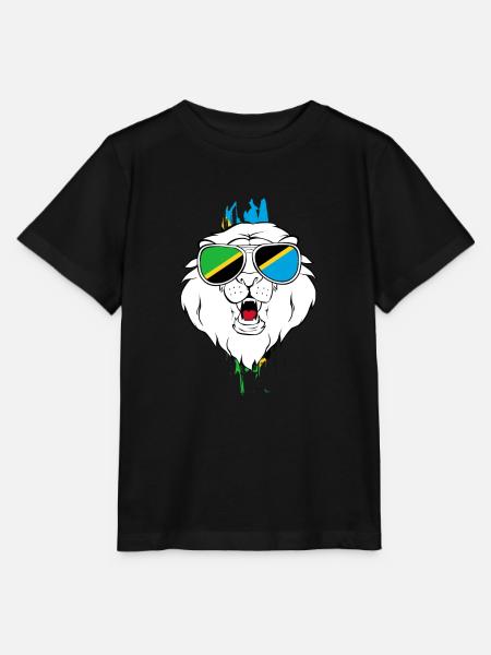 Tansania - Stanley/Stella Kinder T-Shirt MINI CREATOR  - Schwarz