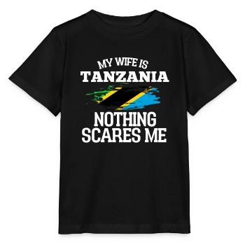 Tanzanie - T-shirt bio MINI CREATOR Stanley/Stella Enfant - noir - Devant - Mikhail (115cm)