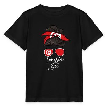 Tunesien - Stanley/Stella Kinder T-Shirt MINI CREATOR  - Schwarz - Vorne - Mikhail (115cm)