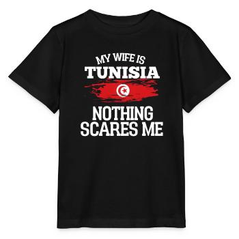 Tunisia - Stanley/Stella MINI CREATOR Kids’ T-Shirt - black - Front - Mikhail (115cm)