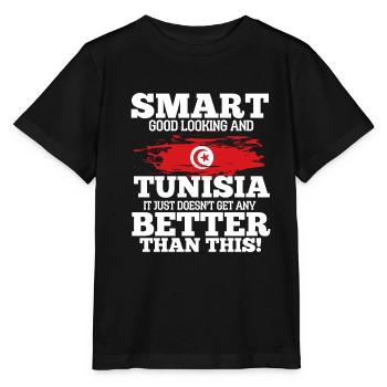 Tunisia - Stanley/Stella MINI CREATOR Kids’ T-Shirt - black - Front - Mikhail (115cm)
