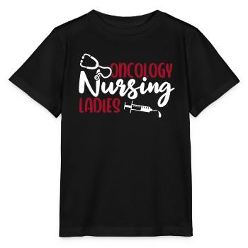 Infirmière Dame - T-shirt bio MINI CREATOR Stanley/Stella Enfant - noir - Devant - Mikhail (115cm)