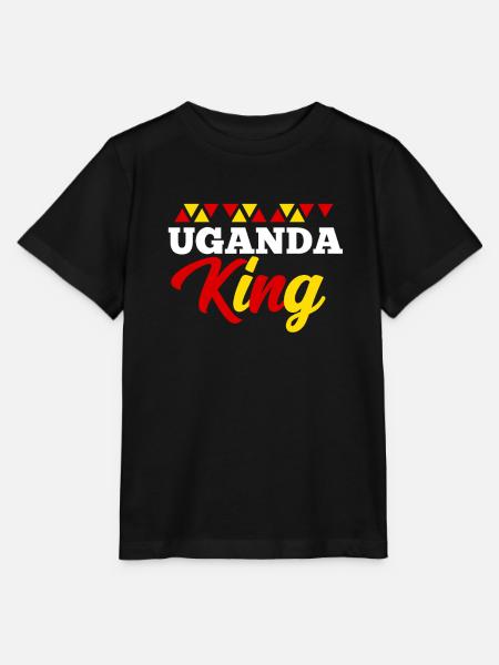 Uganda - Stanley/Stella Kinder T-Shirt MINI CREATOR  - Schwarz