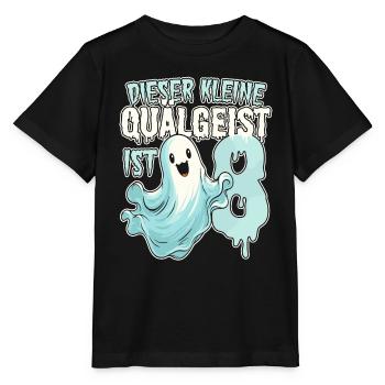 Dieser kleine Quälgeist ist 8 - acht Jahre - 8. - Stanley/Stella Kinder T-Shirt MINI CREATOR  - Schwarz - Vorne - Mikhail (115cm)