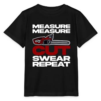 Mesure Mesure Coupe Jurer Répéter 2 - T-shirt bio MINI CREATOR Stanley/Stella Enfant - noir - Devant - Mikhail (115cm)