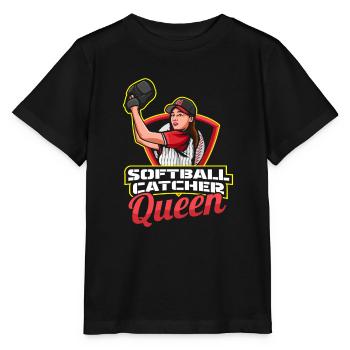 Softball - Stanley/Stella Kinder T-Shirt MINI CREATOR  - Schwarz - Vorne - Mikhail (115cm)