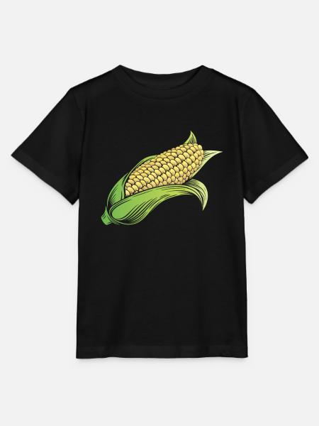 Maiskolben Mais - Stanley/Stella Kinder T-Shirt MINI CREATOR  - Schwarz