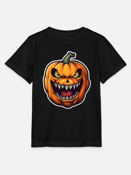 Kürbis - Stanley/Stella Kinder T-Shirt MINI CREATOR - Schwarz