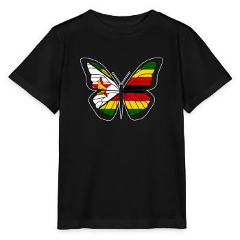 Zimbabwe - Stanley/Stella MINI CREATOR Kids’ T-Shirt - black - Front - Mikhail (115cm)