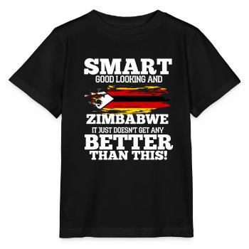 Zimbabwe - T-shirt bio MINI CREATOR Stanley/Stella Enfant - noir - Devant - Mikhail (115cm)