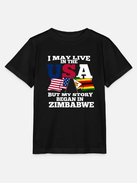 Simbabwe - Stanley/Stella Kinder T-Shirt MINI CREATOR - Schwarz