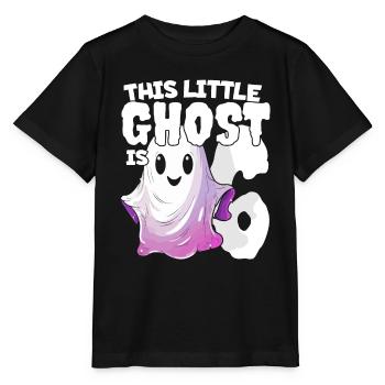 Dieser kleine Quälgeist ist 6 - sechs Jahre - 6. - Stanley/Stella Kinder T-Shirt MINI CREATOR  - Schwarz - Vorne - Mikhail (115cm)