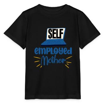 Mère indépendante 4 - T-shirt bio MINI CREATOR Stanley/Stella Enfant - noir - Devant - Mikhail (115cm)