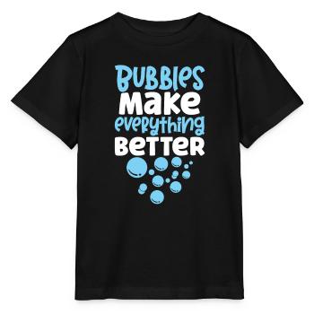 Soap Making Soap Boiler Soap Bubble Bubble - Stanley/Stella MINI CREATOR Kids’ T-Shirt - black - Front - Mikhail (115cm)