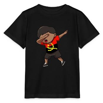 Angola - T-shirt bio MINI CREATOR Stanley/Stella Enfant - noir - Devant - Mikhail (115cm)