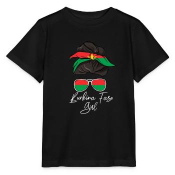 Burkina Faso - T-shirt bio MINI CREATOR Stanley/Stella Enfant - noir - Devant - Mikhail (115cm)