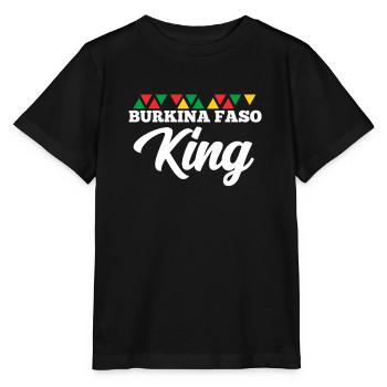 Burkina Faso - T-shirt bio MINI CREATOR Stanley/Stella Enfant - noir - Devant - Mikhail (115cm)
