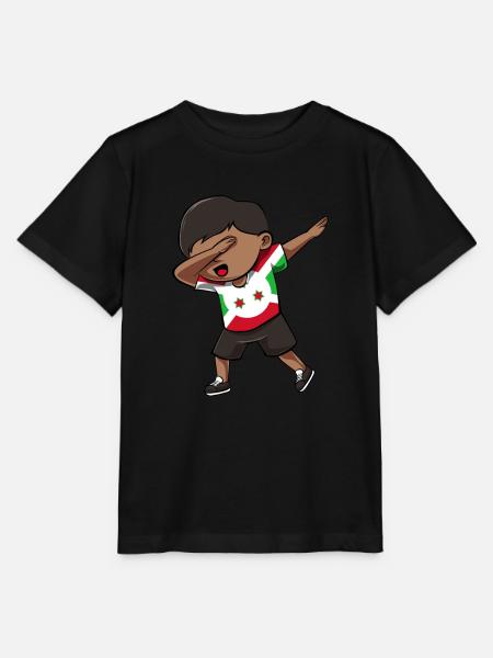 Burundi - Stanley/Stella Kinder T-Shirt MINI CREATOR  - Schwarz