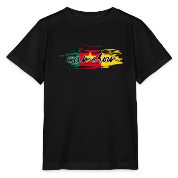 Kamerun - Stanley/Stella Kinder T-Shirt MINI CREATOR  - Schwarz - Vorne - Mikhail (115cm)