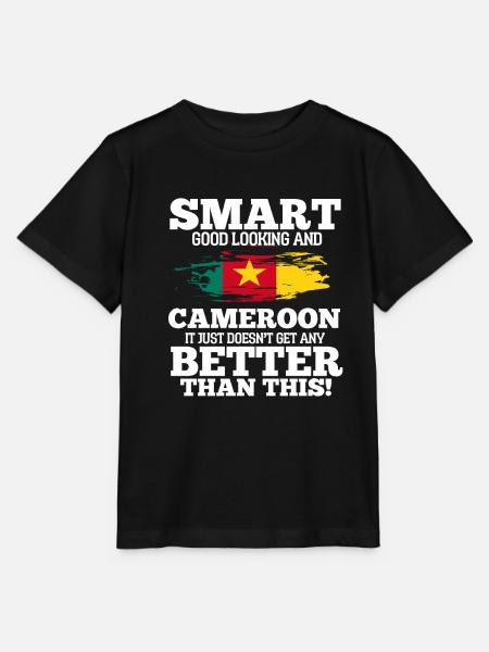 Kamerun - Stanley/Stella Kinder T-Shirt MINI CREATOR - Schwarz