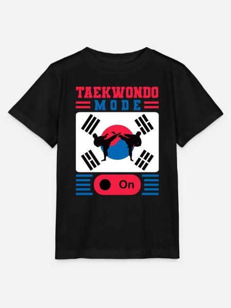 TKD Korean Martial Arts Tae Kwon - Stanley/Stella Kinder T-Shirt MINI CREATOR - Schwarz