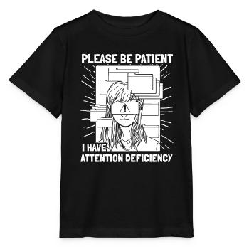 Psychologie Psychologue Patient - T-shirt bio MINI CREATOR Stanley/Stella Enfant - noir - Devant - Mikhail (115cm)